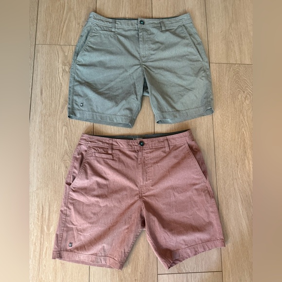 Linksoul Sz 31 8 in. Inseam Lot of 2 Men's Golf Boardwalker Hybrid Shorts - Picture 1 of 8